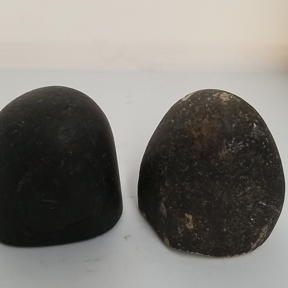 Pair Vintage Stone Owls - Picture 4 of 4